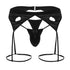CandyMan 99785 Garter Outfit Color Black